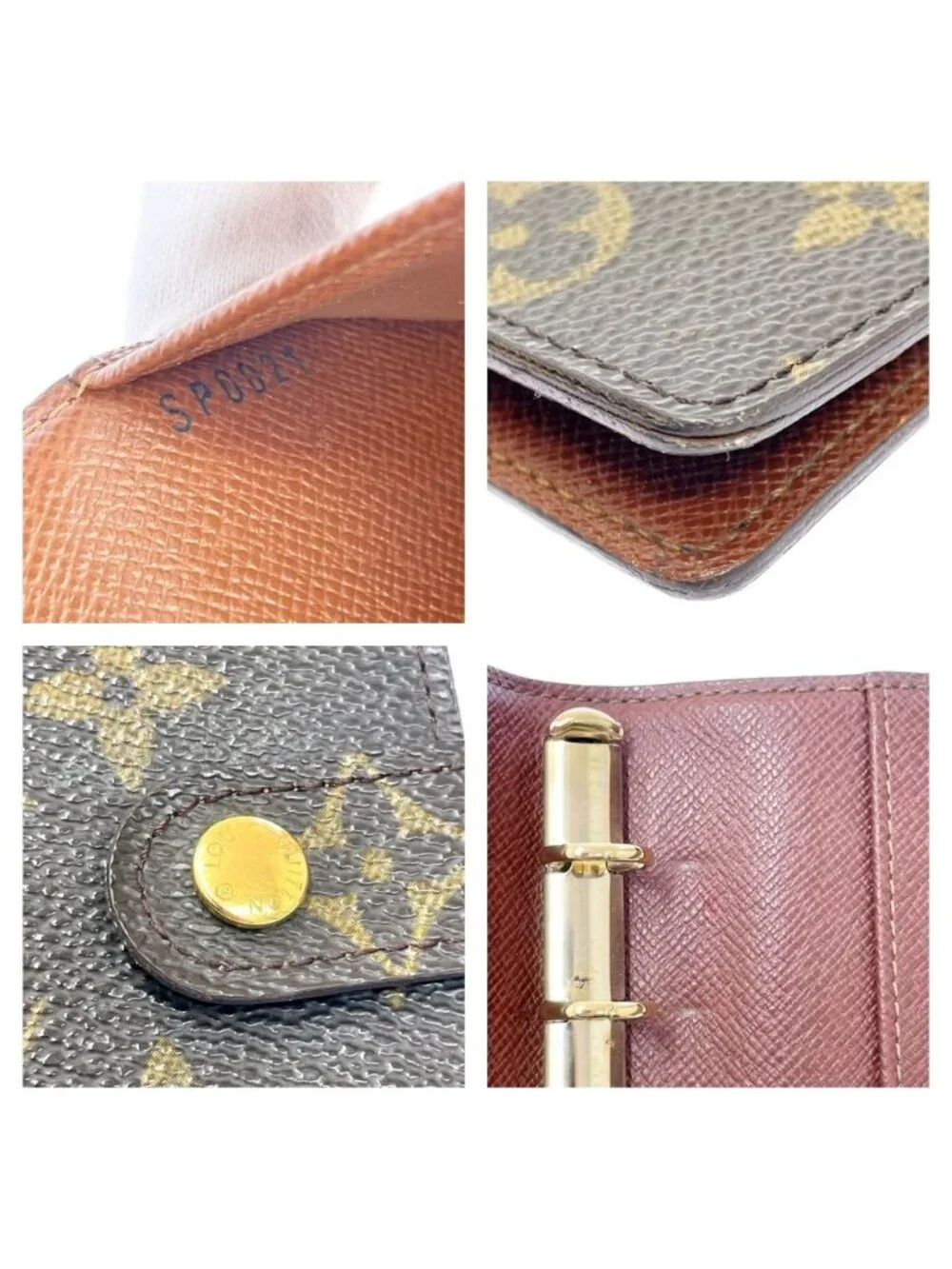 Louis Vuitton Monogram Agenda PM Notebook Cover Brown